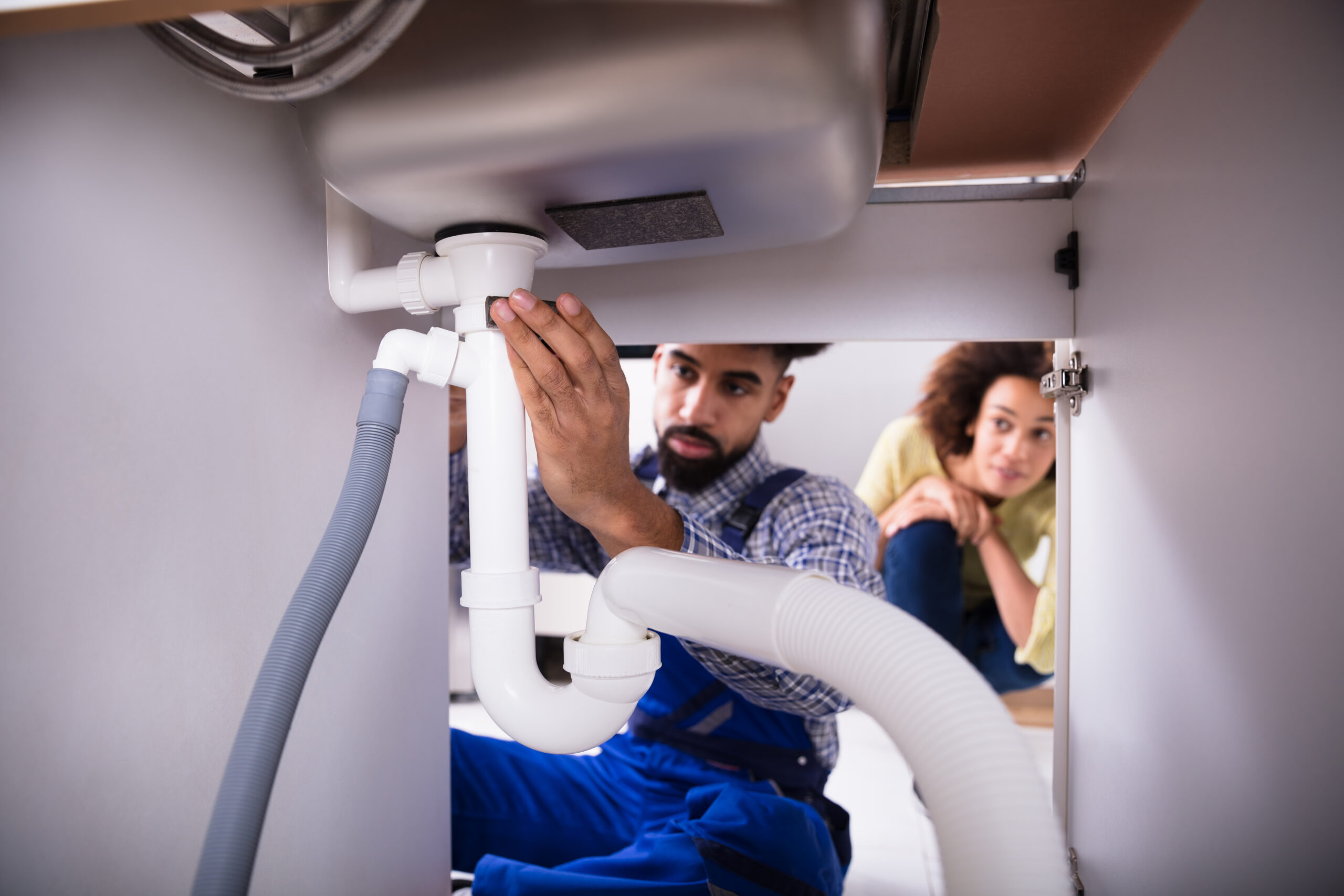 Male plumber